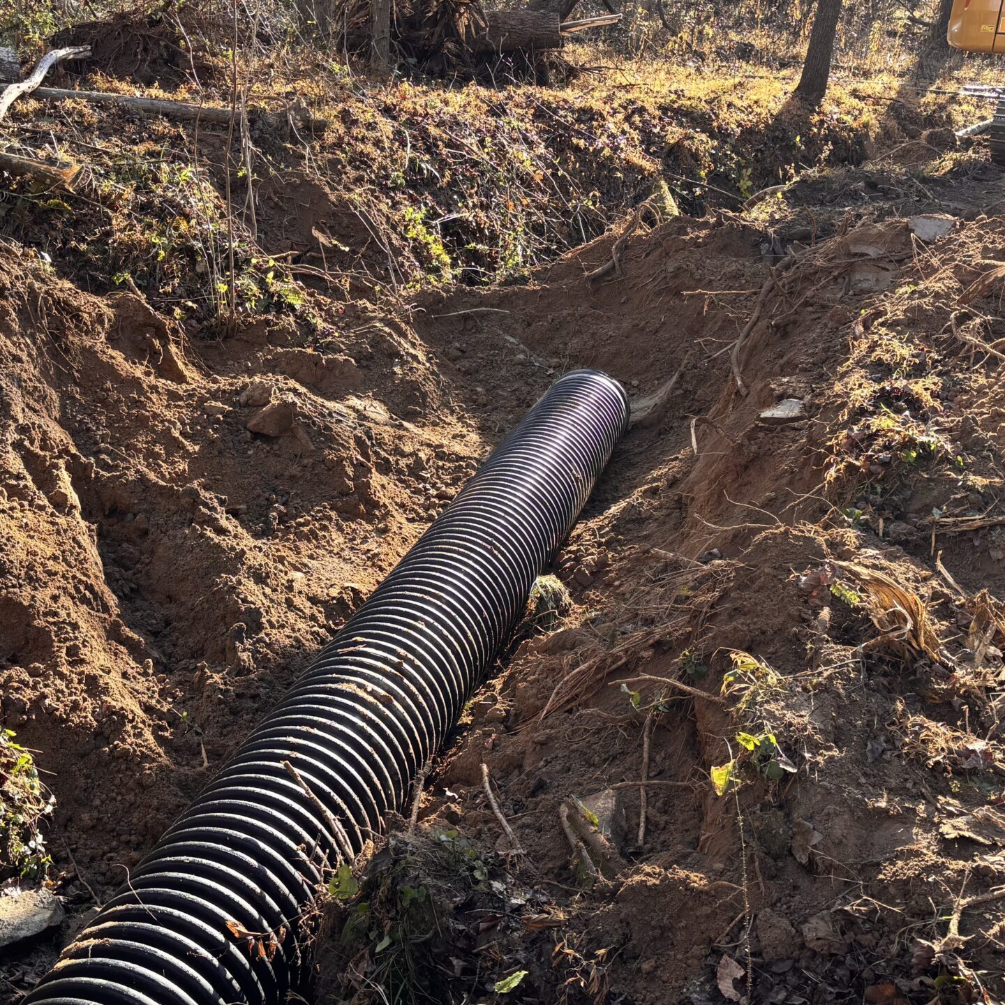 storm drain installation